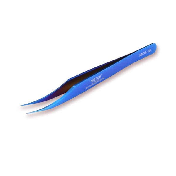 VETUS Tweezers - MCS-18 - Blue Dolphin Tweezers